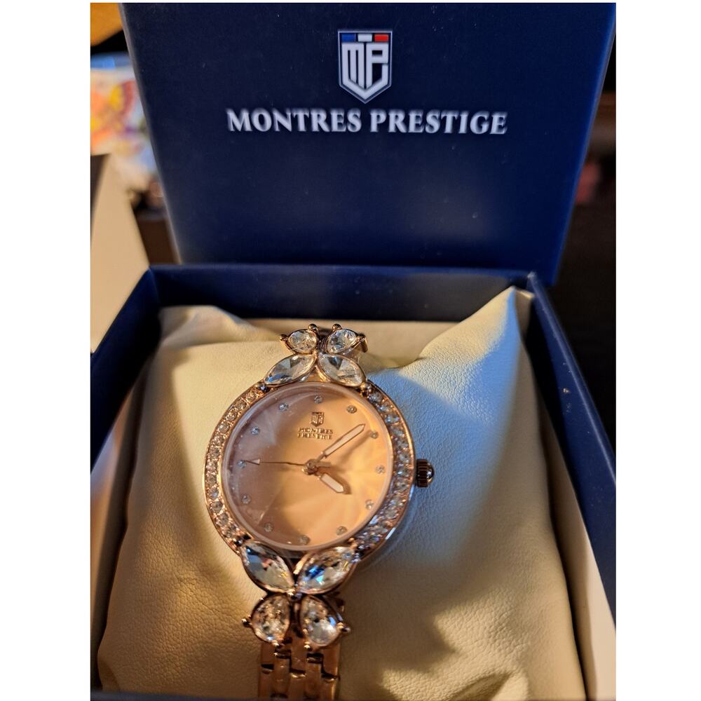 Montres Prestige x INVICTA Women's Watch 22mm Rose Gold Butterfly MPW0232